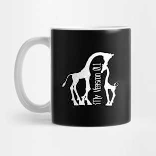 My Version White On Black Mug